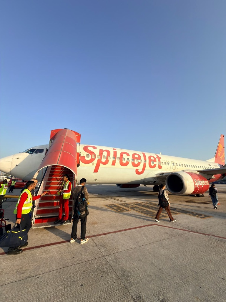boarding on the tarmac