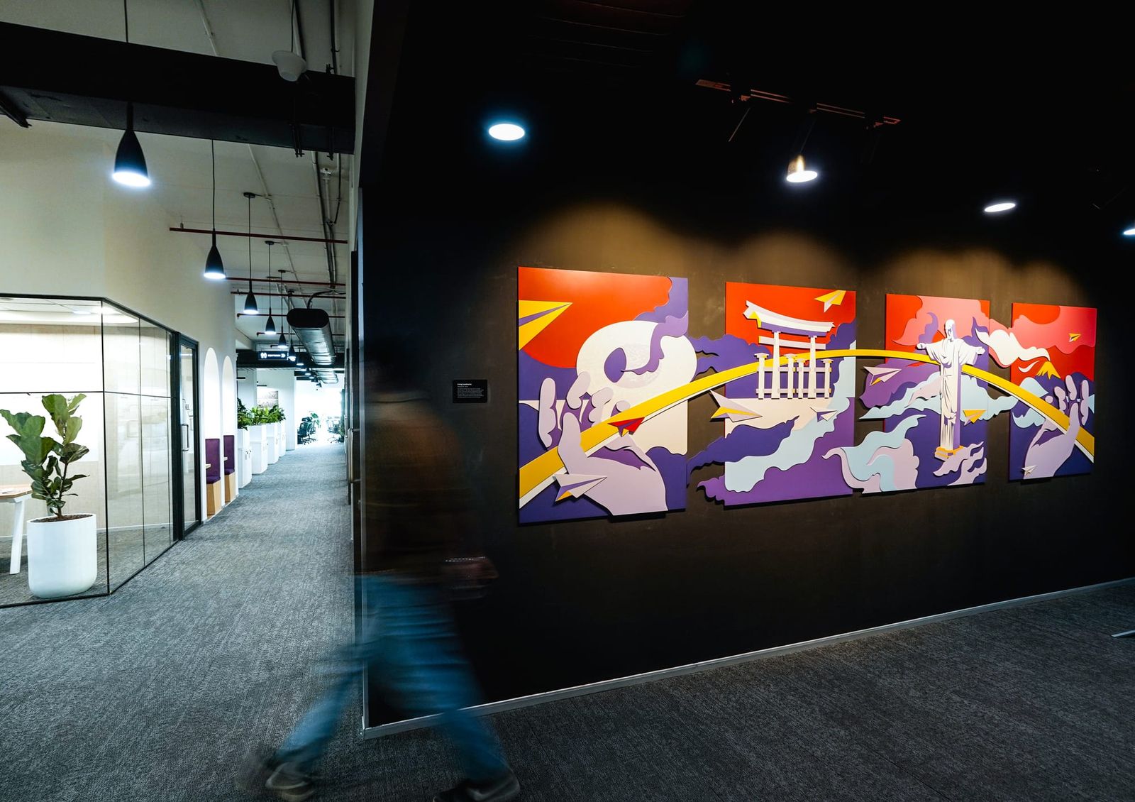 office mural